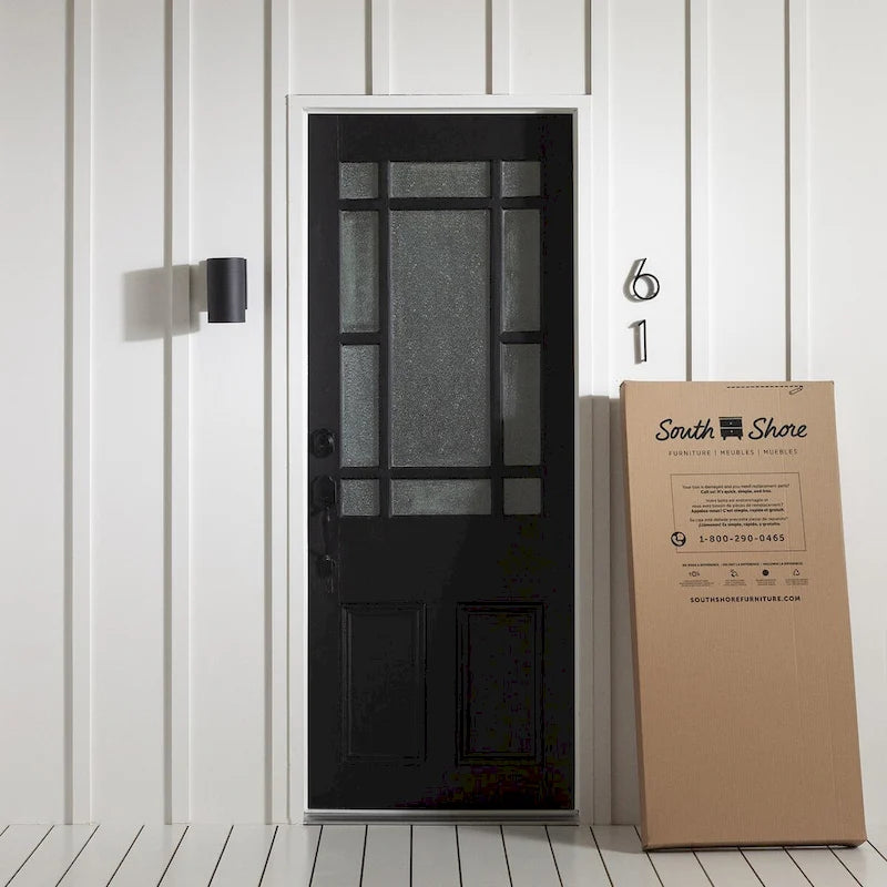 2-Door Metal Storage Cabinet with Adjustable Shelves