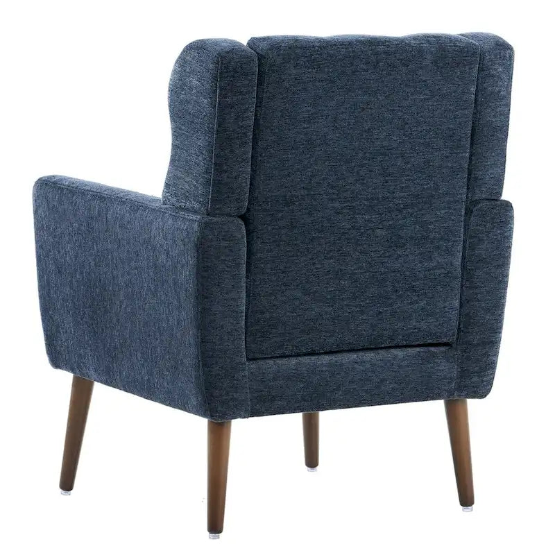 Poltrona di design moderna, sedia da lettura comoda, poltrona lounge