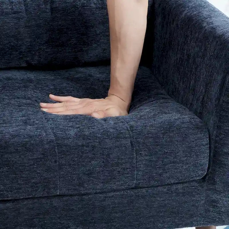 Poltrona di design moderna, sedia da lettura comoda, poltrona lounge