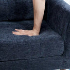 Poltrona di design moderna, sedia da lettura comoda, poltrona lounge