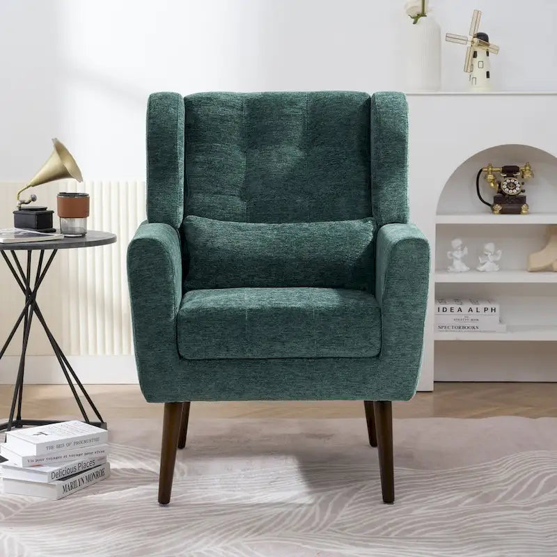Poltrona di design moderna, sedia da lettura comoda, poltrona lounge