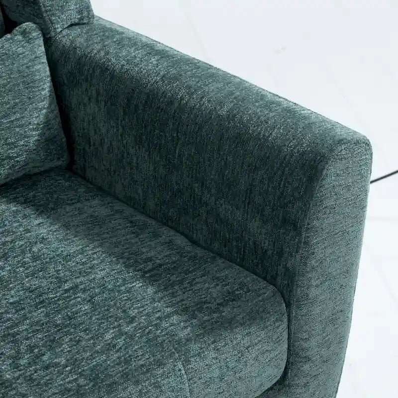 Poltrona di design moderna, sedia da lettura comoda, poltrona lounge