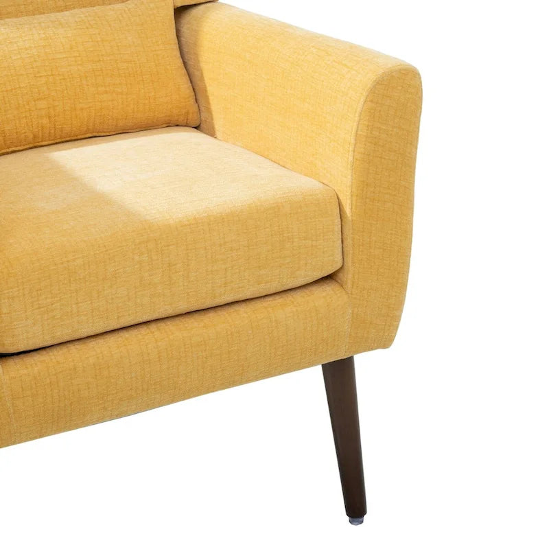 Poltrona di design moderna, sedia da lettura comoda, poltrona lounge