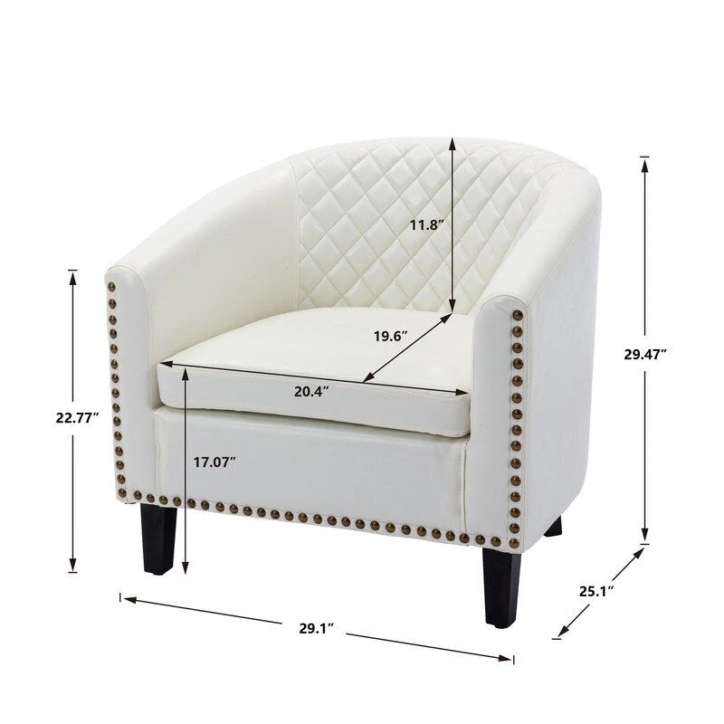 COOLMORE accent Barrel chair living room chair