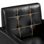 Yaheetech Modern Faux Leather Tufted Accent Chair with Solid Wood Legs - 28.52933