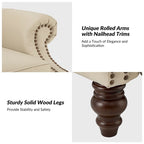 Noemon Modern Genuine Leather Recliner with Nailhead Trims Set of 2 by HULALA HOME