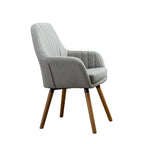 Contemporary Fabric Upholstered Accent Chair