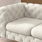 Corvus Chesterfield Aosta Tufted Velvet Loveseat