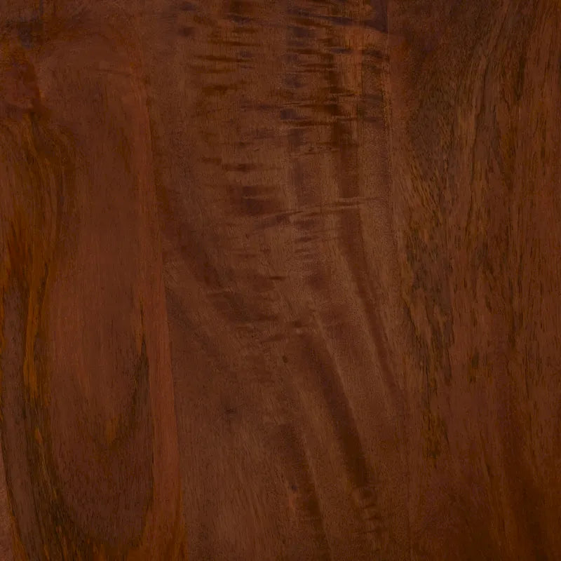 Tavolino Sagebrook Home Moderno Neutro in Legno/Marmo Marrone 20 a Mezzo Tondo - 20 x 20 x 20 - 20 x 20 x 20