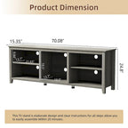 TV Stand Storage Media Console Entertainment Center, without Drawer - N/A