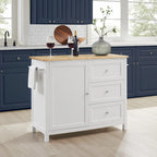 Crosley Soren Wood Top Kitchen Island/Cart - 18d x 42.13w x 37.5h