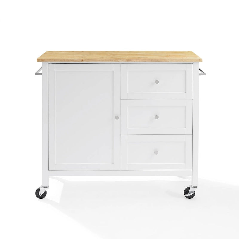 Crosley Soren Wood Top Kitchen Island/Cart - 18d x 42.13w x 37.5h