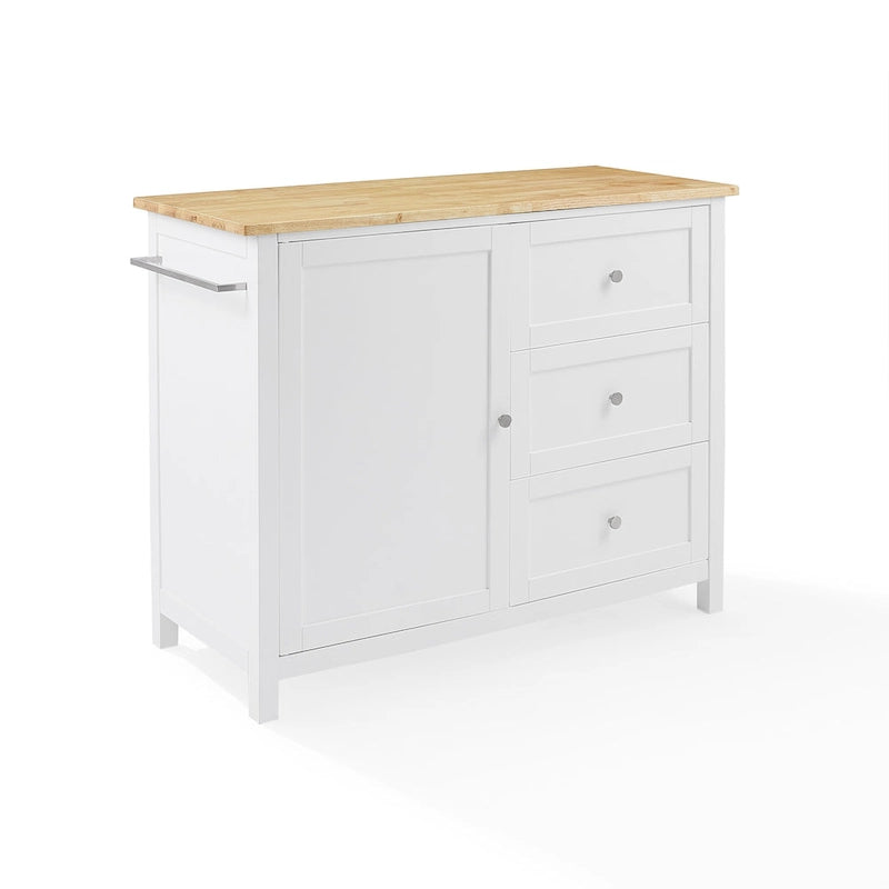 Crosley Soren Wood Top Kitchen Island/Cart - 18d x 42.13w x 37.5h