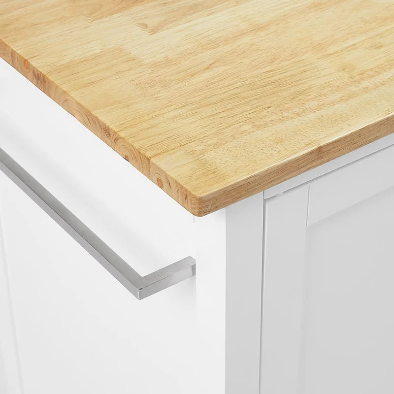 Crosley Soren Wood Top Kitchen Island/Cart - 18d x 42.13w x 37.5h