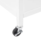 Crosley Soren Wood Top Kitchen Island/Cart - 18d x 42.13w x 37.5h