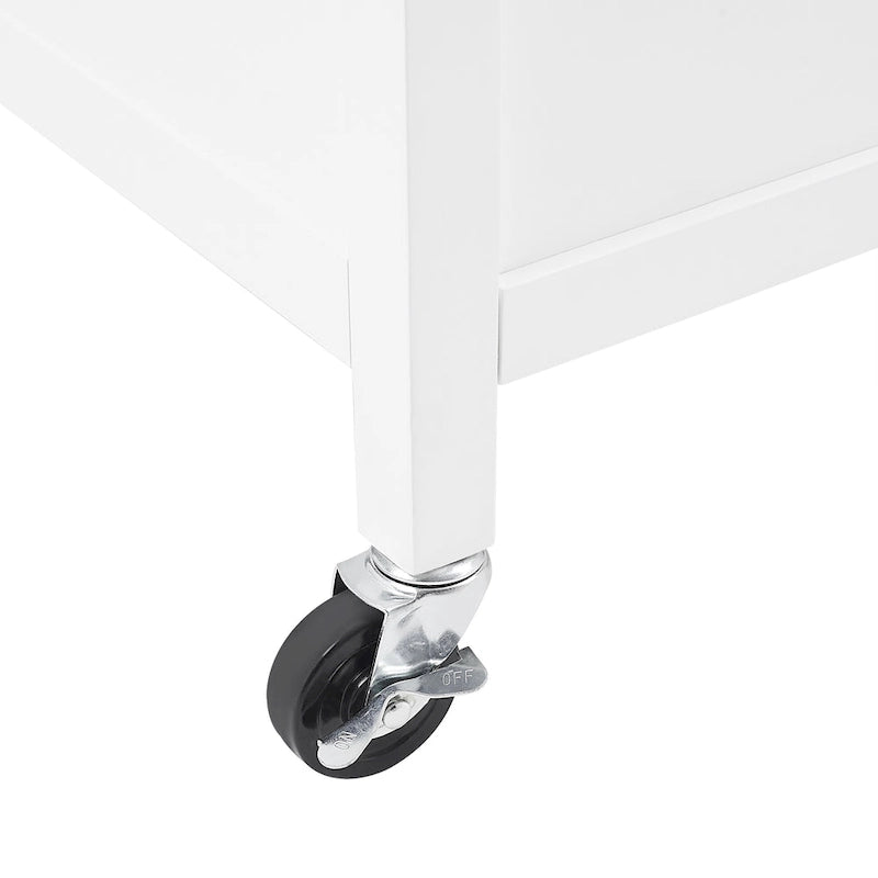 Crosley Soren Wood Top Kitchen Island/Cart - 18d x 42.13w x 37.5h