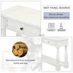 Console Table 63 Long Console Table with Drawers and Shelf for Entryway,Hallway,Living Room