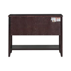 Cambridge Series Ample Storage Vintage Console Table w/Four Drawers