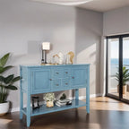 Cambridge Series Ample Storage Vintage Console Table w/Four Drawers