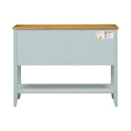 Cambridge Series Ample Storage Vintage Console Table w/Four Drawers