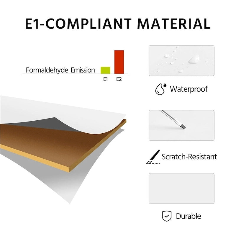 Yaheetech Modern Sofa Side Table with Storage Shelf 3 Tier Slim End Table, White
