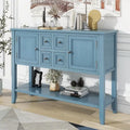 Tavolo Consolle Vintage Contenitore con Quattro Piccoli Cassetti e Ripiano Inferiore per Soggiorni, Ingressi e Cucine