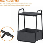 Side Table Set of 2 - 16.93D x 14.57W x 24.02H