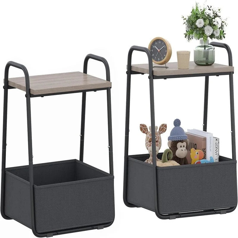 Side Table Set of 2 - 16.93D x 14.57W x 24.02H