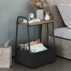 Side Table Set of 2 - 16.93D x 14.57W x 24.02H
