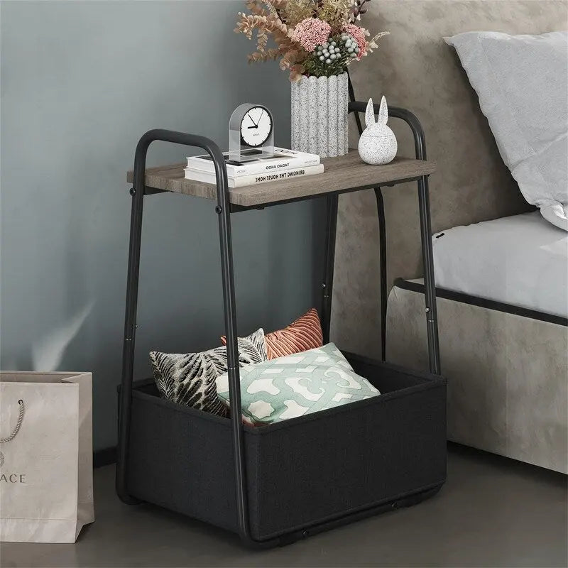 Side Table Set of 2 - 16.93D x 14.57W x 24.02H