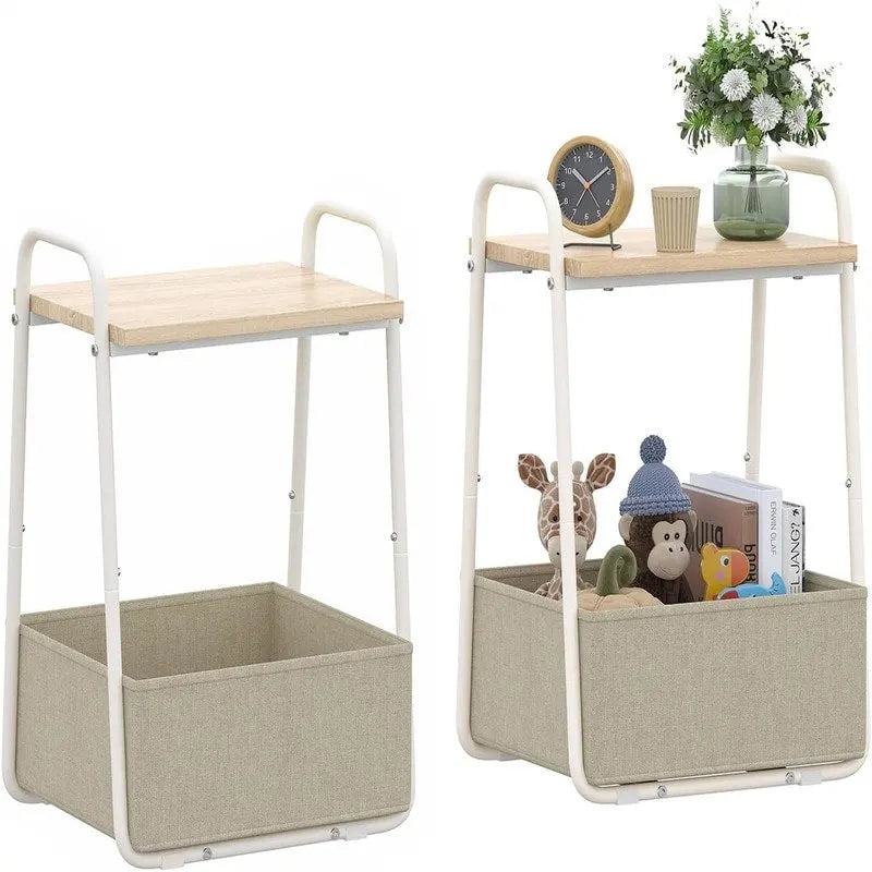 Side Table Set of 2 - 16.93D x 14.57W x 24.02H