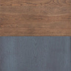 Bridgevine Home Americana 84 in TV Stand for TVs up to 90 inches, No Assembly Required, Corduroy Blue Finish
