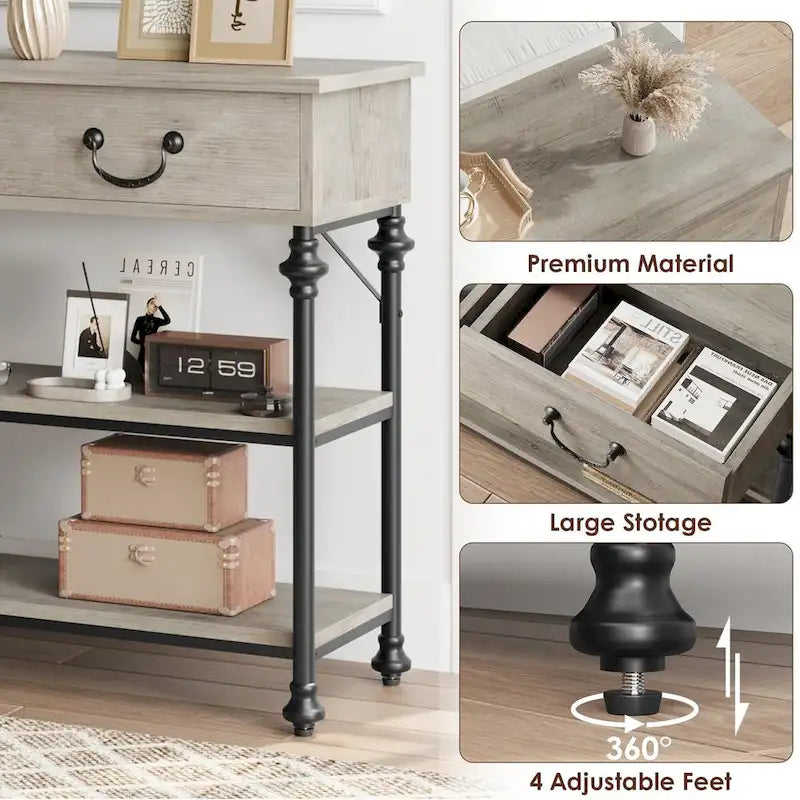 Console Table with Drawers