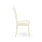 East West Furniture Dining Set Includes a Dining Room Table and Linen Fabric Kitchen Chairs,(Finish & Pieces Options)