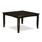 East West Furniture Set Mobili da Pranzo Include un Tavolo da Cucina Quadrato con Foglia a Farfalla e 4 Sedie da Pranzo, Cappuccino