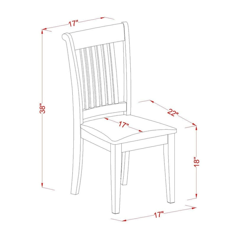 East West Furniture Table Set Includes a Square Dining Table with Butterfly Leaf and Dining Chairs (Chair Seat Type Options)