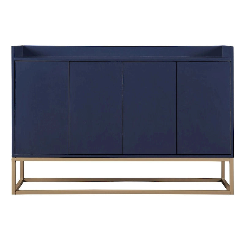 47.2 Modern Cabinet with Spacious Table and 4 Doors Sideboard/Buffet