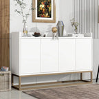 47.2 Modern Cabinet with Spacious Table and 4 Doors Sideboard/Buffet