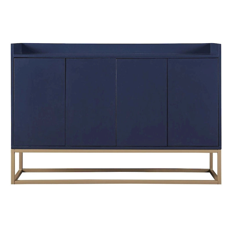 47.2 Modern Cabinet with Spacious Table and 4 Doors Sideboard/Buffet