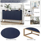 47.2 Modern Cabinet with Spacious Table and 4 Doors Sideboard/Buffet