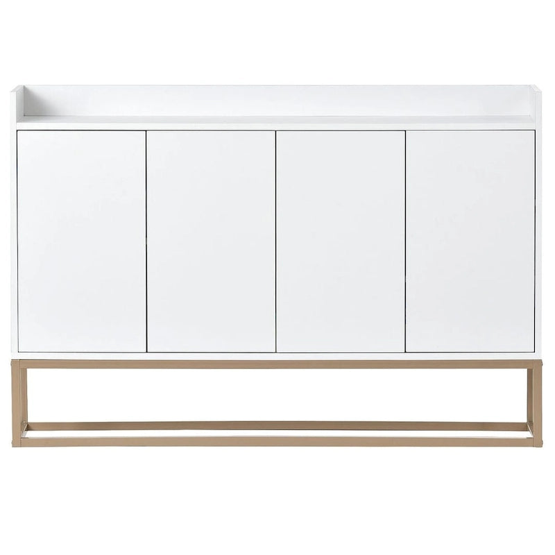 47.2 Modern Cabinet with Spacious Table and 4 Doors Sideboard/Buffet