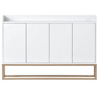 47.2 Modern Cabinet with Spacious Table and 4 Doors Sideboard/Buffet