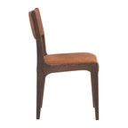 Sedia da pranzo in pelle Wayne di Classic Home