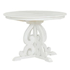 Set da pranzo allungabile tradizionale da 58" con 4 sedie imbottite