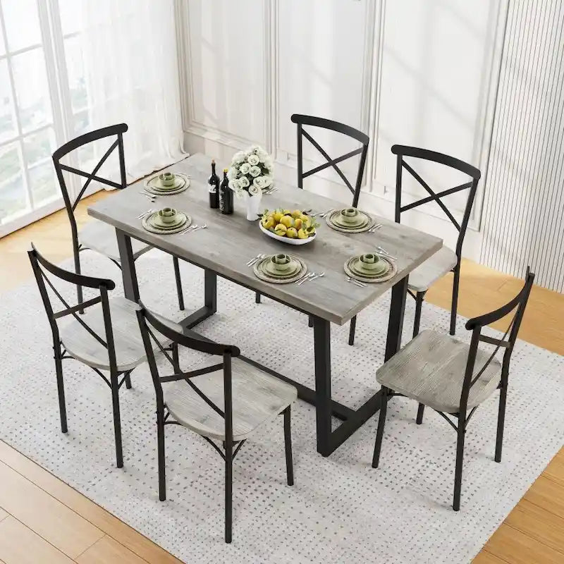 Set da pranzo di 7 pezzi perfetto per la cucina