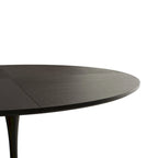 Tavolo da pranzo rotondo moderno, con base in metallo