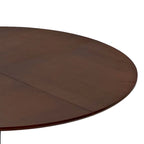Tavolo da pranzo rotondo moderno, con base in metallo