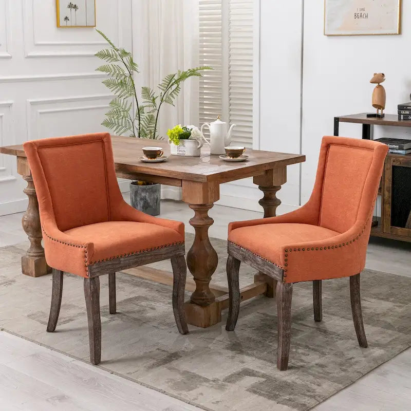 Set di 2 sedie da pranzo Ultra Side con gambe in legno