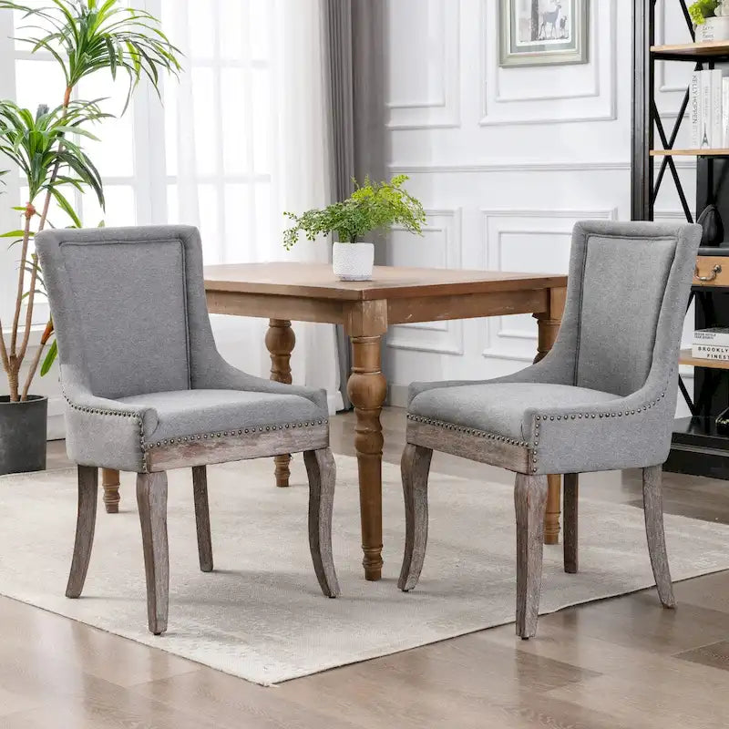 Set di 2 sedie da pranzo Ultra Side con gambe in legno