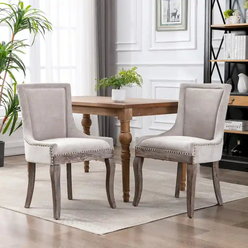 Set di 2 sedie da pranzo Ultra Side con gambe in legno